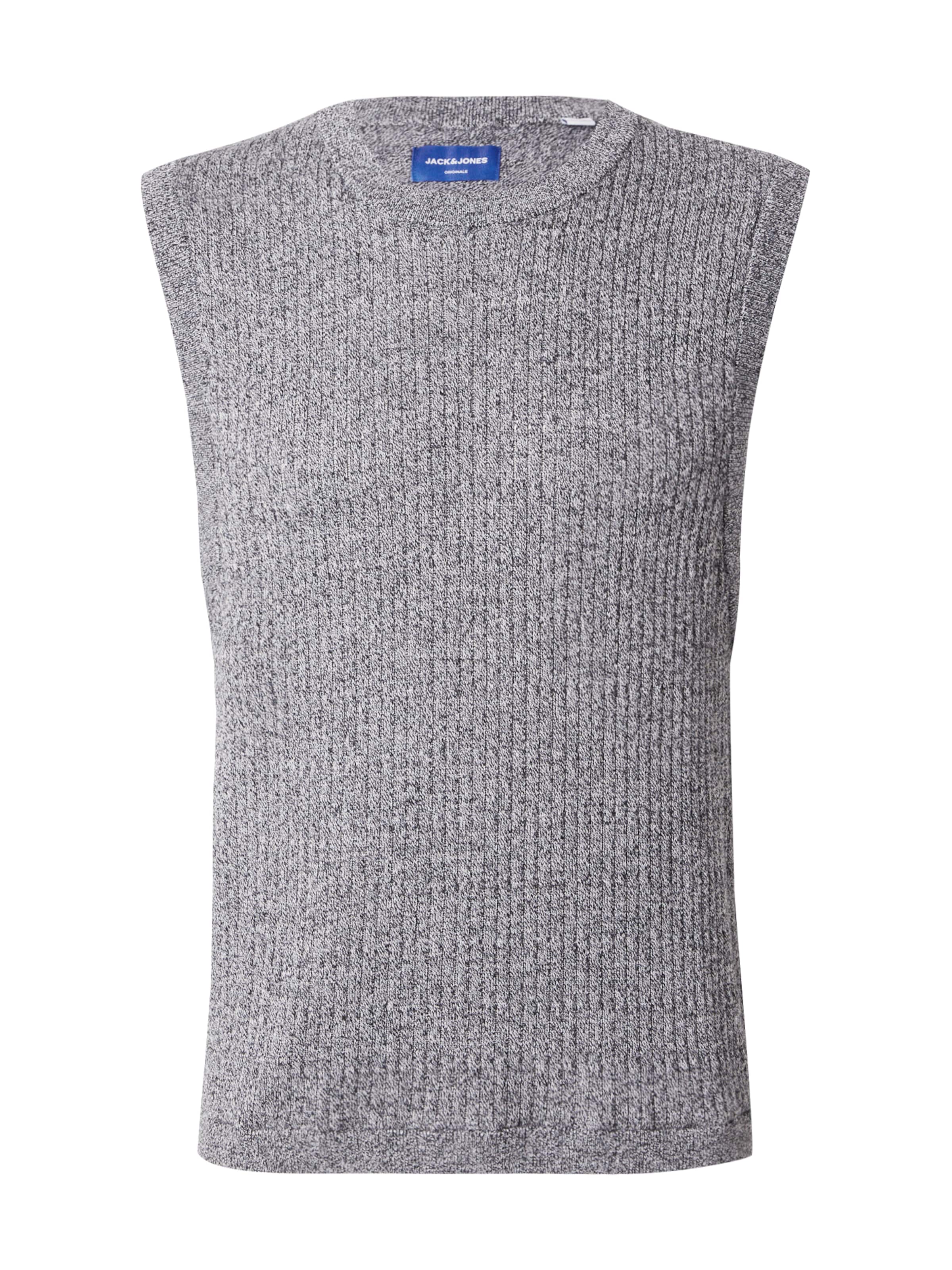 JACK & JONES Sweater Vest 'JORDIA' in Black: front