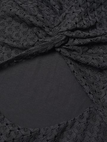 Rochie tricotat 'Olivia' de la MANGO pe negru