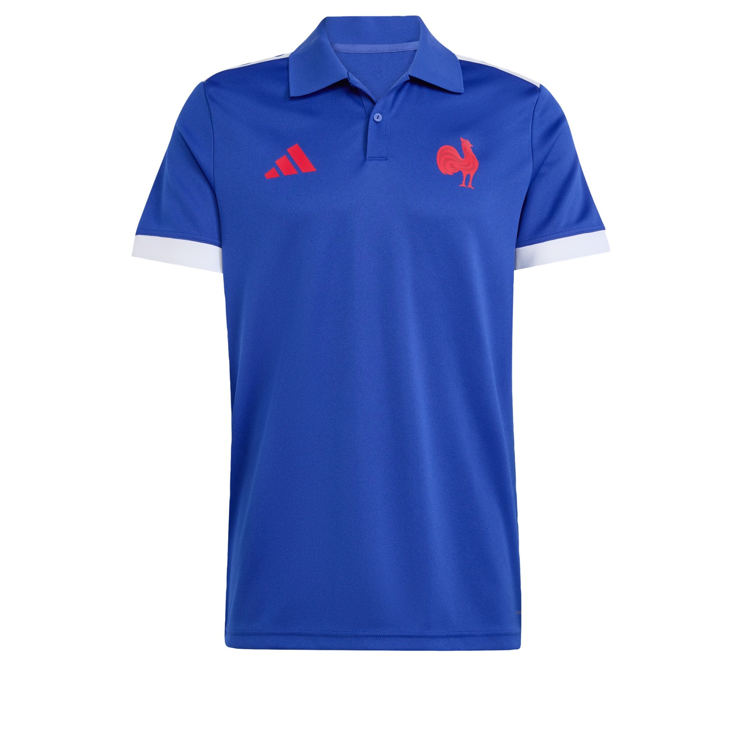 ADIDAS PERFORMANCE Poloshirt 'France rugby Home supporters replica' in blau / rot, Produktansicht