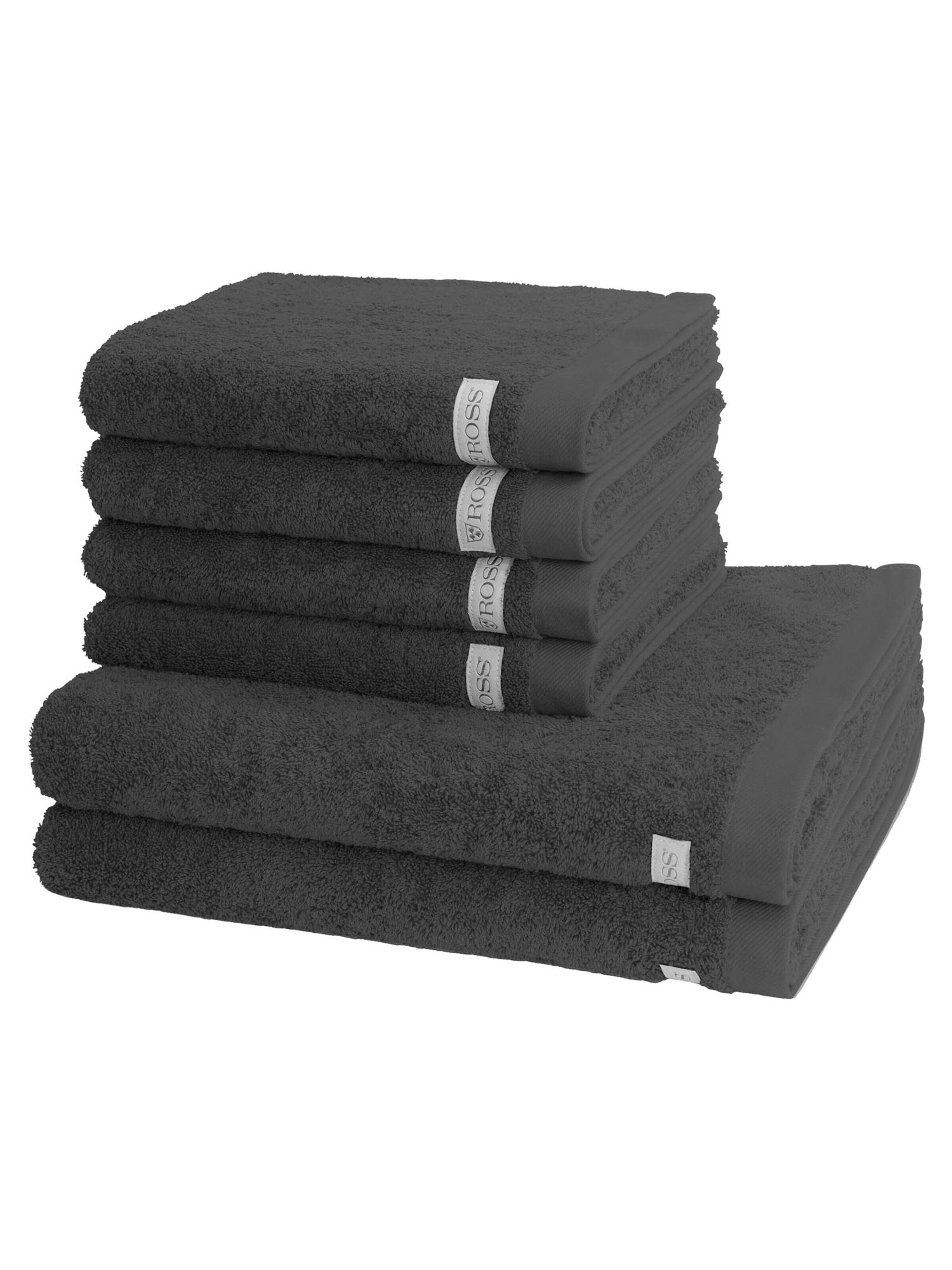 ROSS Handtuch 'Sinfonie'‌‌‌ in Grau: Vorderseite