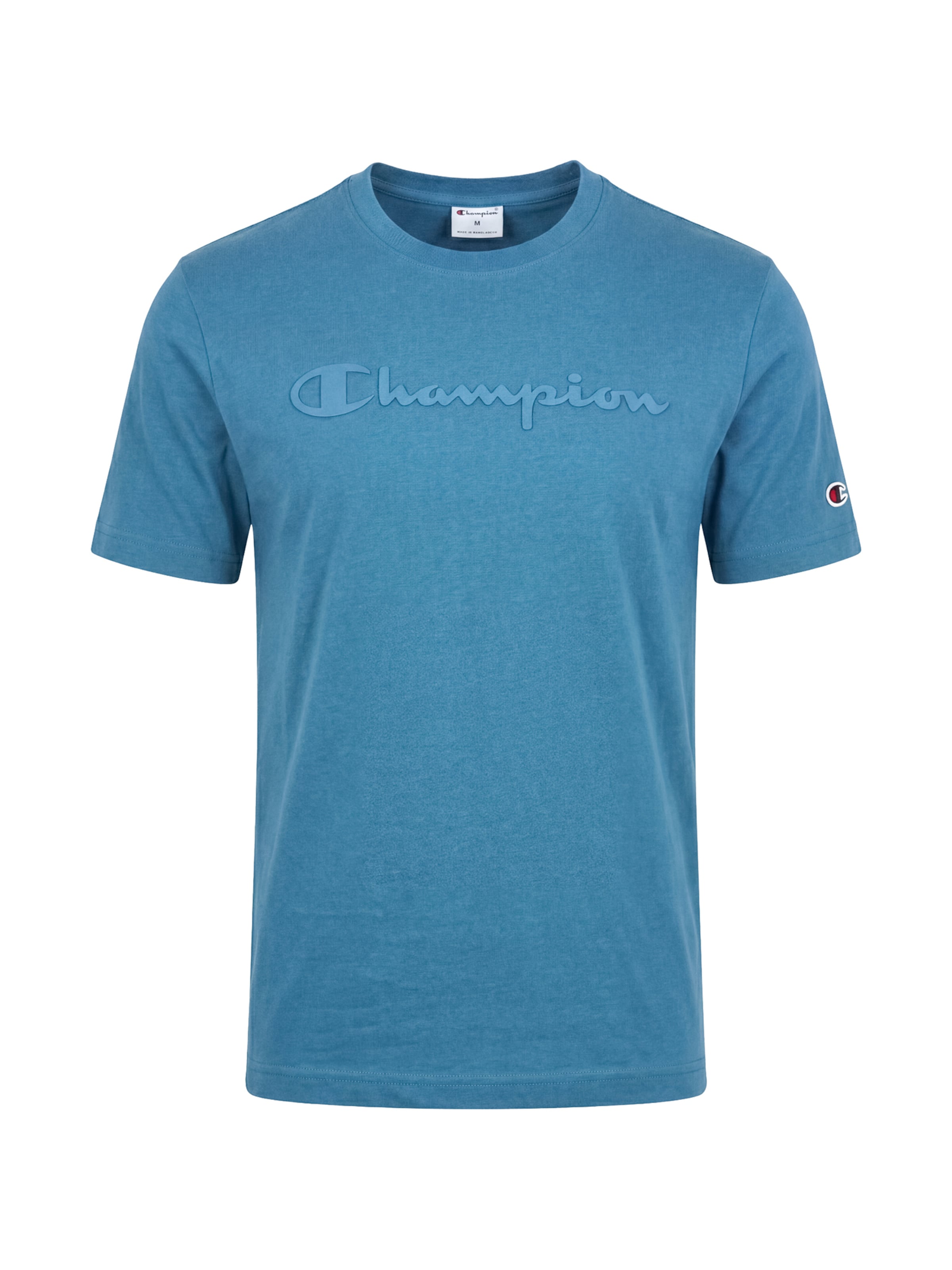 Tricou de la Champion pe albastru: față