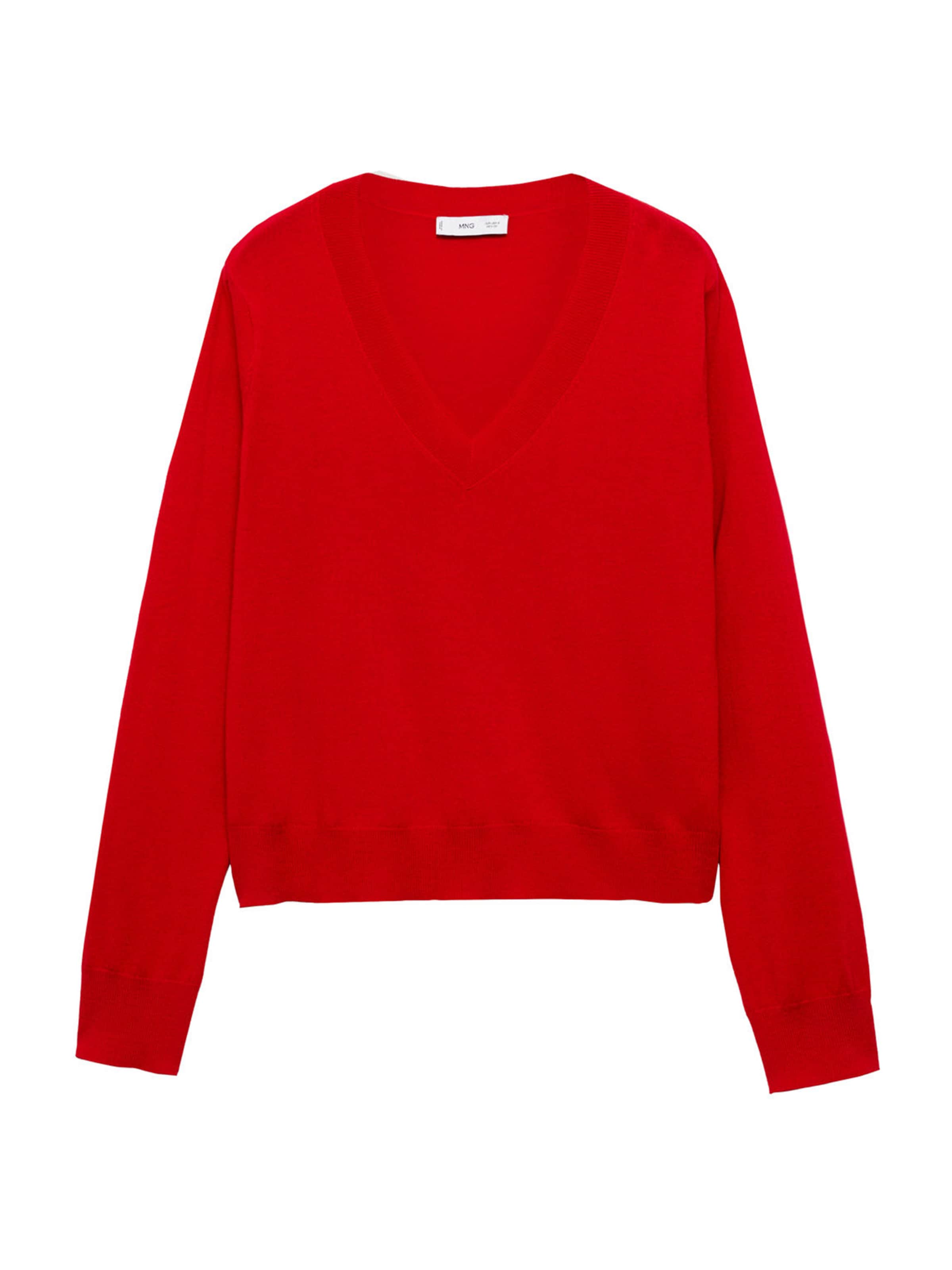 MANGO Pullover 'LUCAV' in Rot: Vorderseite