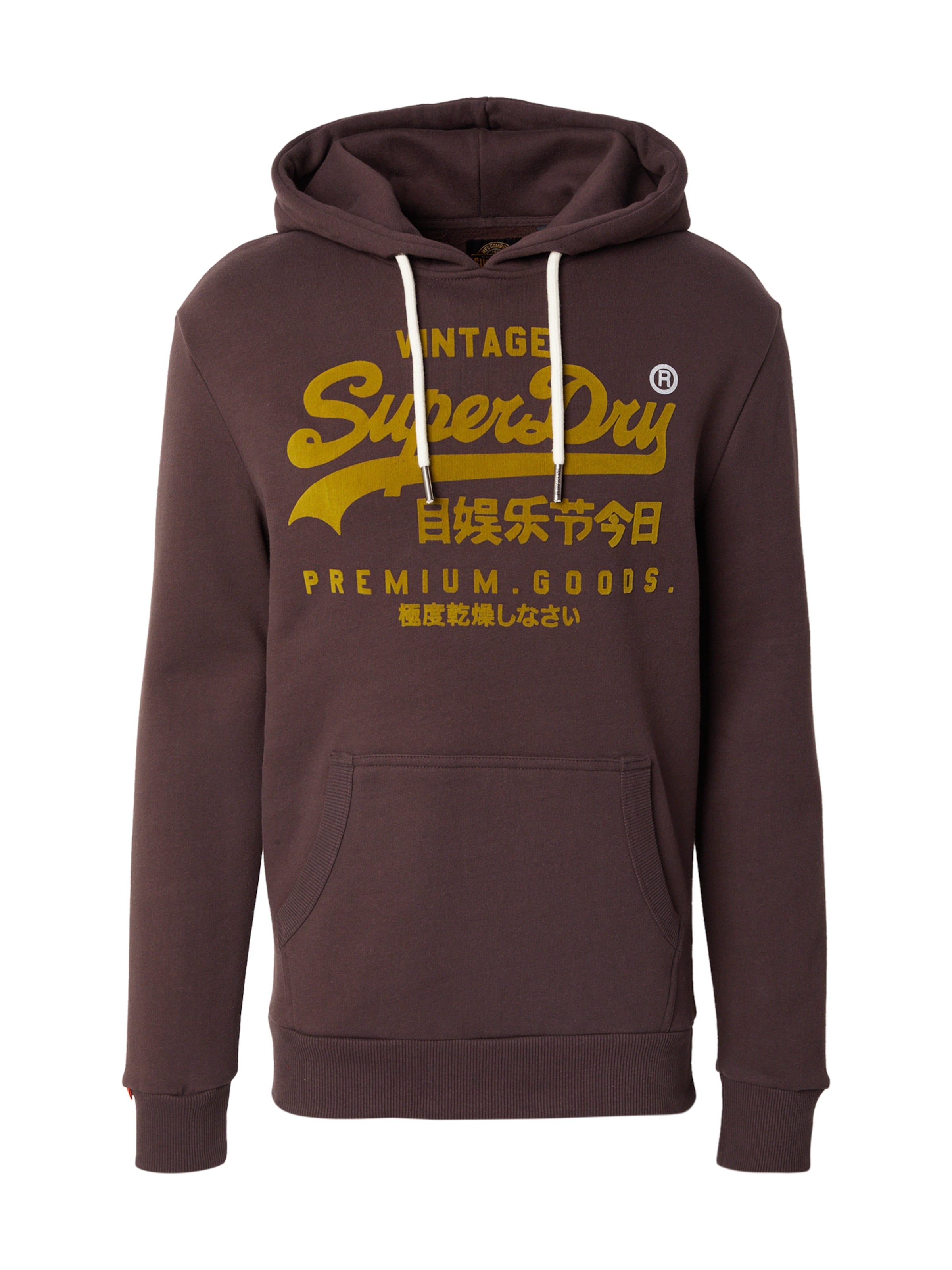 Superdry Sweatshirt i brun: framsida