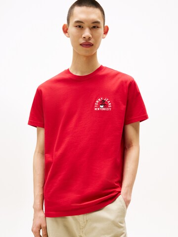 Tommy Jeans Bluser & t-shirts i rød: forside