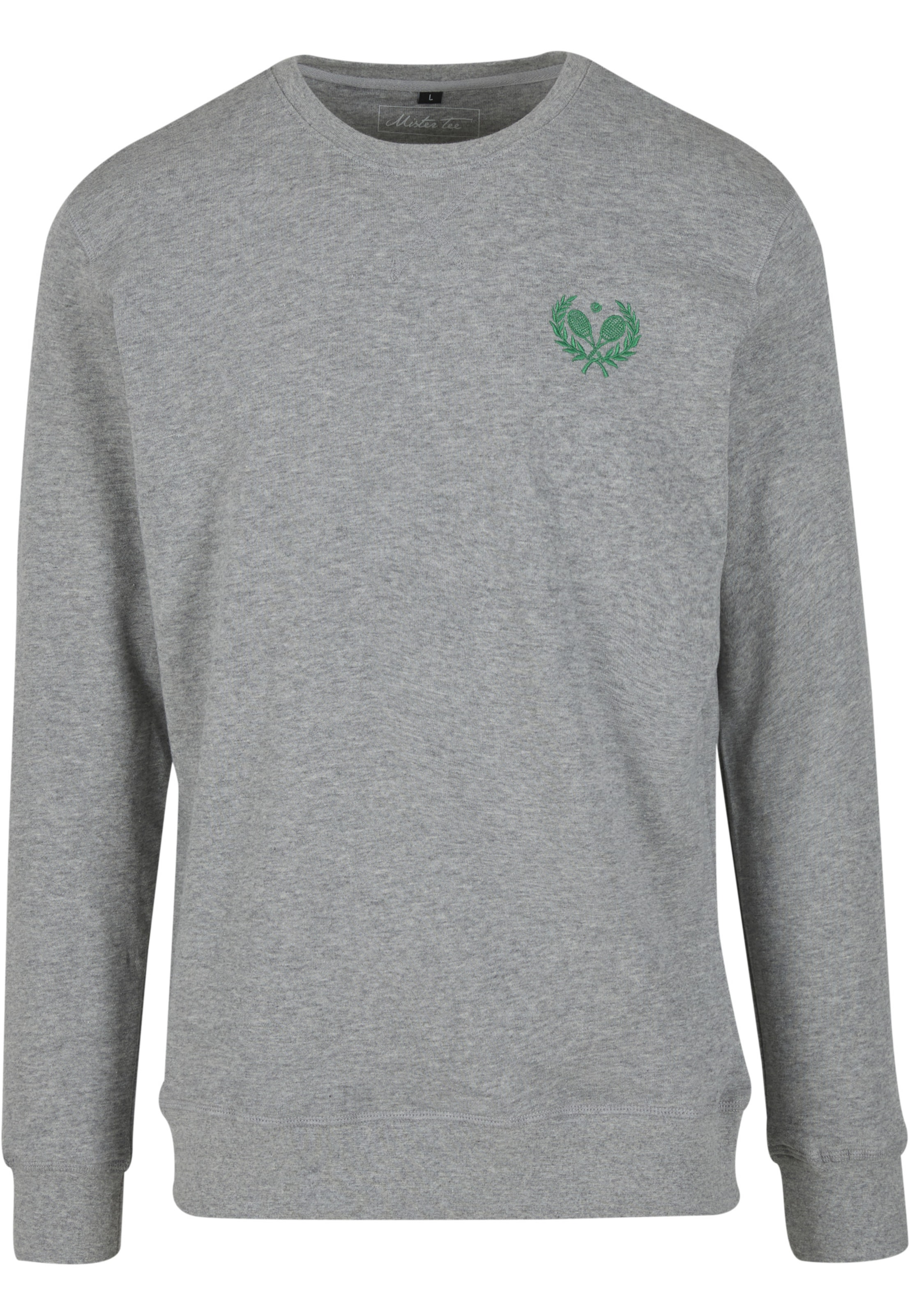Mister Tee Sweatshirt 'Courtside Sports' in Grey: front