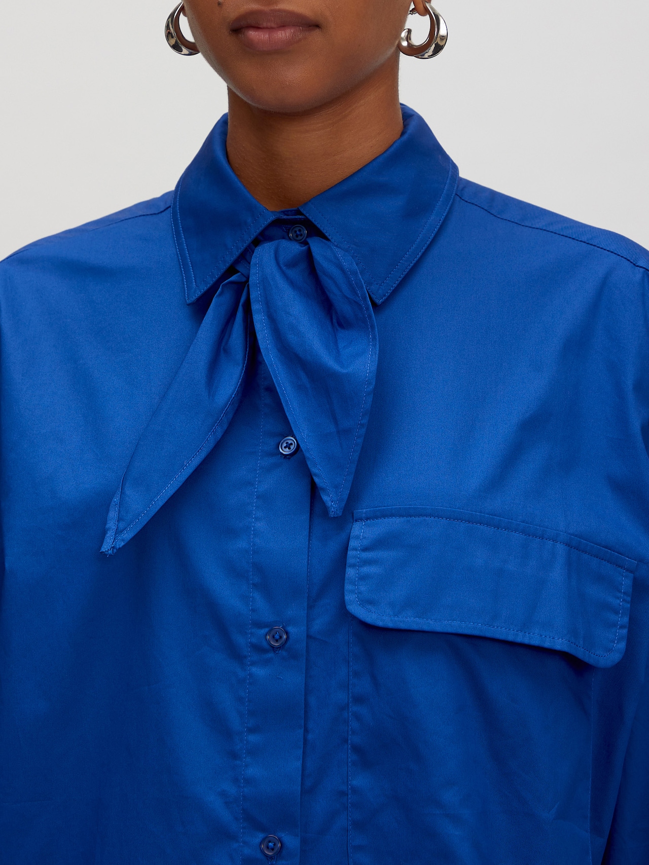 EDITED Produkte Bluse 'Diego' blau