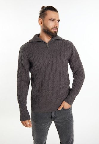 Pullover di DreiMaster Vintage in grigio: frontale