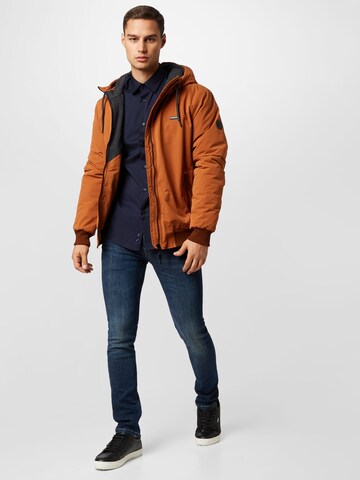Ragwear Between-Season Jacket 'MADDY' in Brown