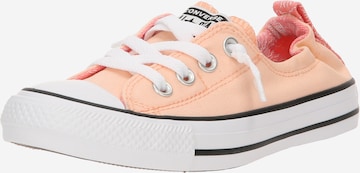 CONVERSE - Zapatillas deportivas bajas en naranja: frente