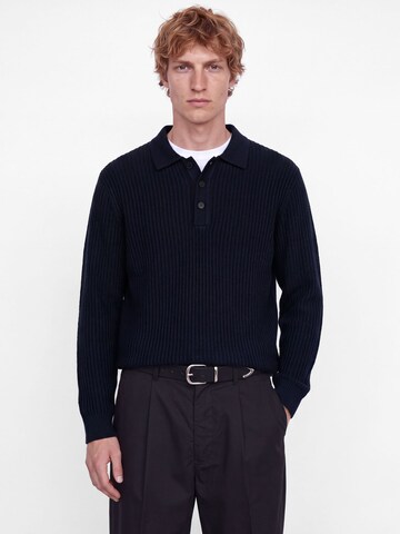 JACK & JONES Sweater 'JJSAGE' in Blue: front