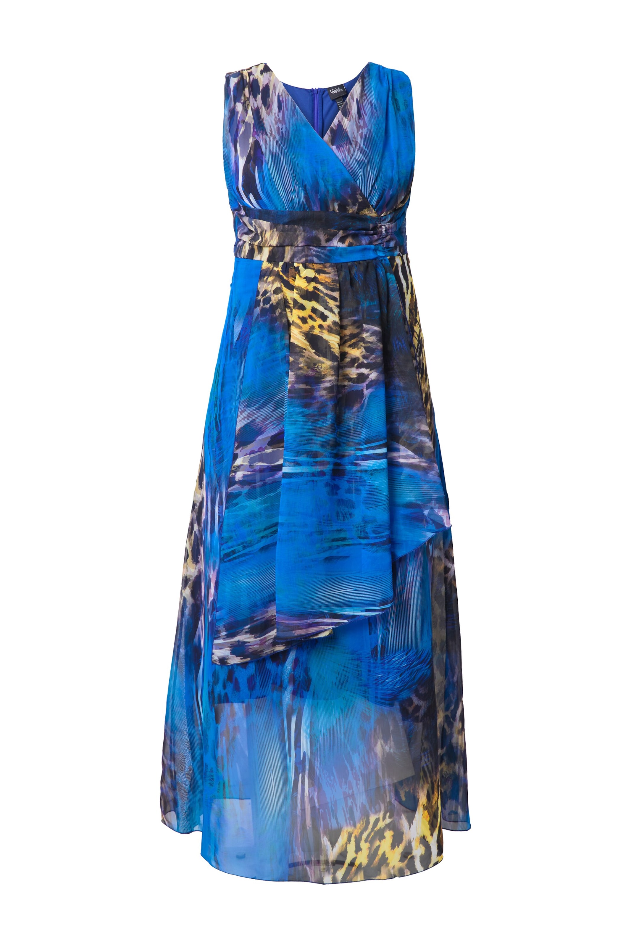 Ulla Popken Avondjurk in Blauw: voorkant