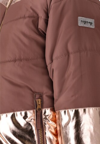 ZigZag Between-Season Jacket 'SCARLETT' in Brown