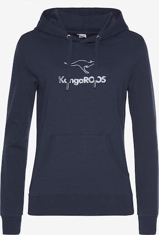 Sweat-shirt KangaROOS en bleu : devant