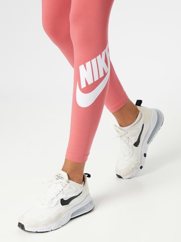 oranžs Nike Sportswear Šaurs Legingi