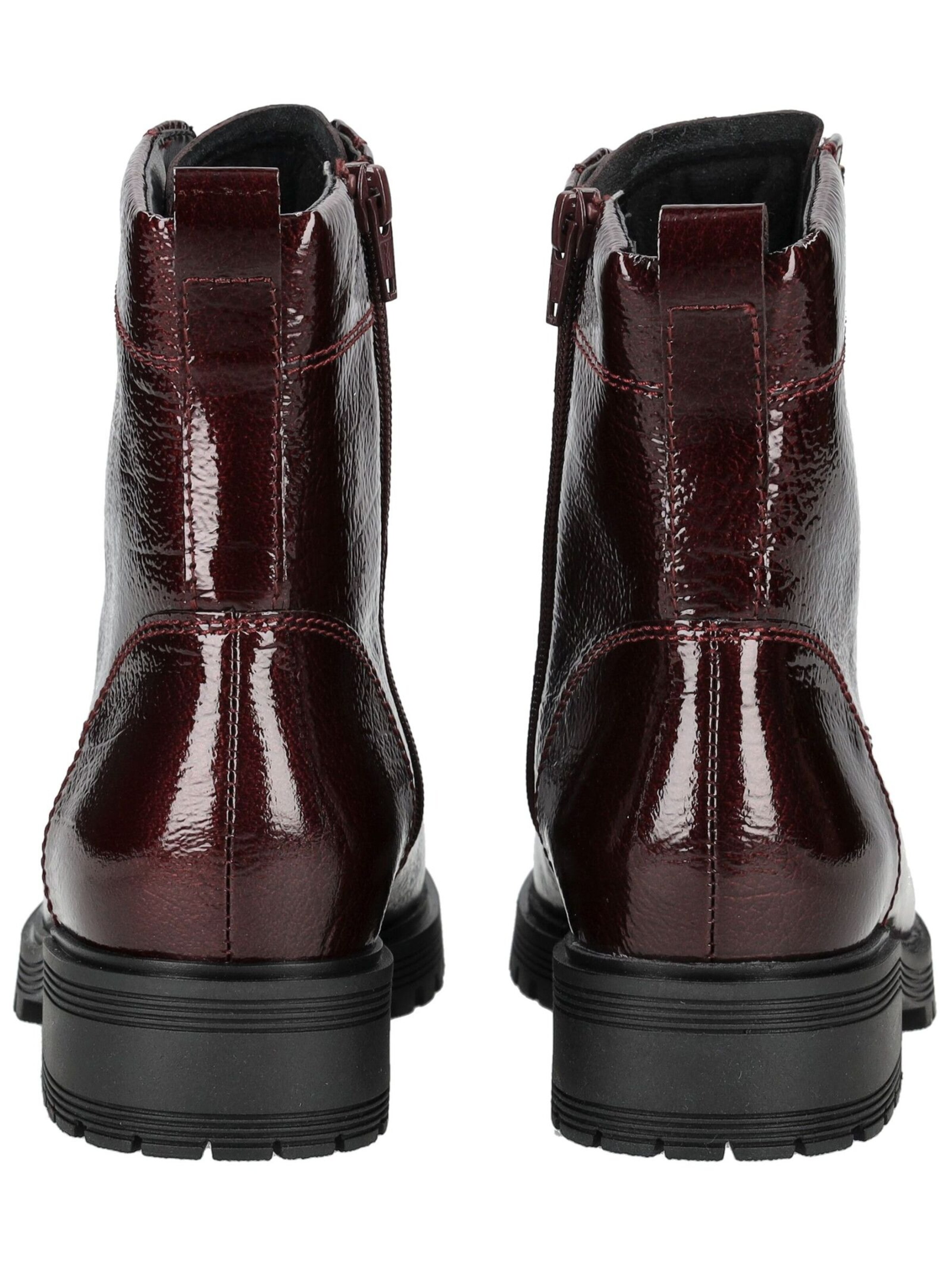 GABOR Lace-up bootie in Red