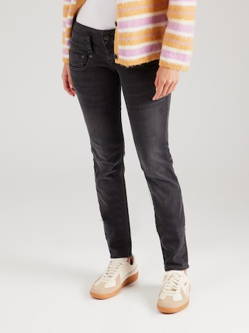 Herrlicher Skinny Jeans 'Pitch' in Schwarz: Vorderseite