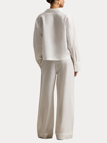 Pyjama ' Summer Linen ' Polo Ralph Lauren en blanc