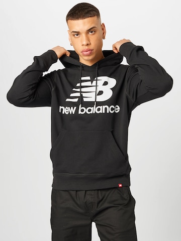 new balance Sweatshirt in Black: front