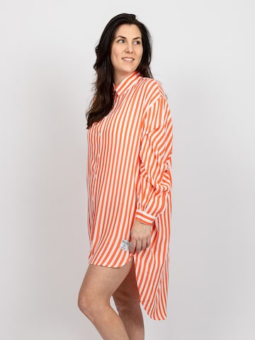 Robe-chemise 'Kalf' salzhaut en orange