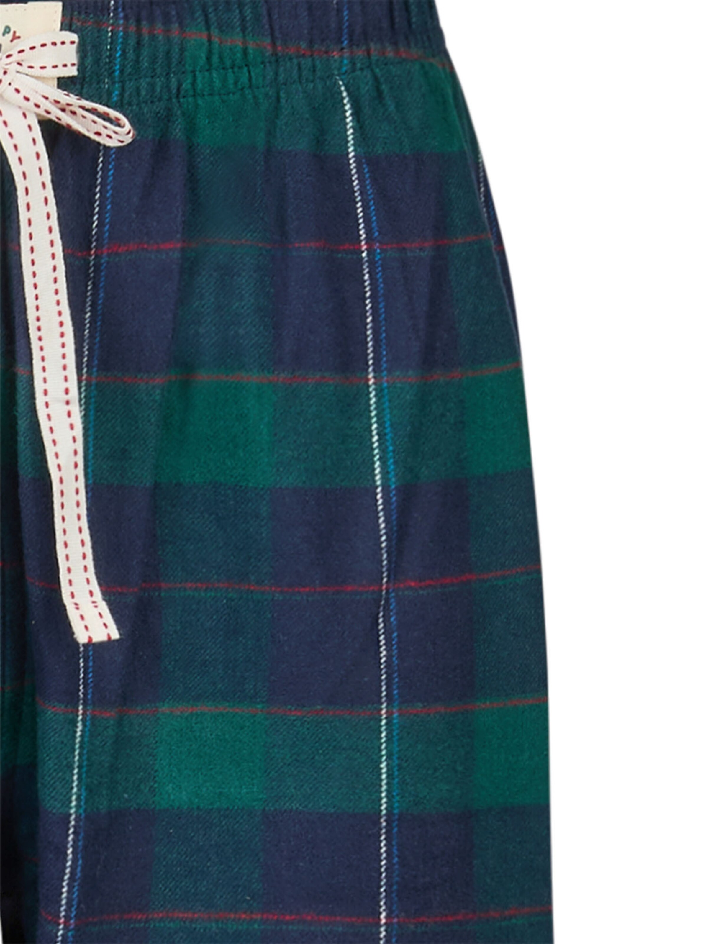 Happy Shorts Pajama Pants 'Christmas' in Blue