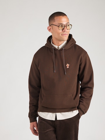 Sweat-shirt 'Cookieman' Iriedaily en marron : devant