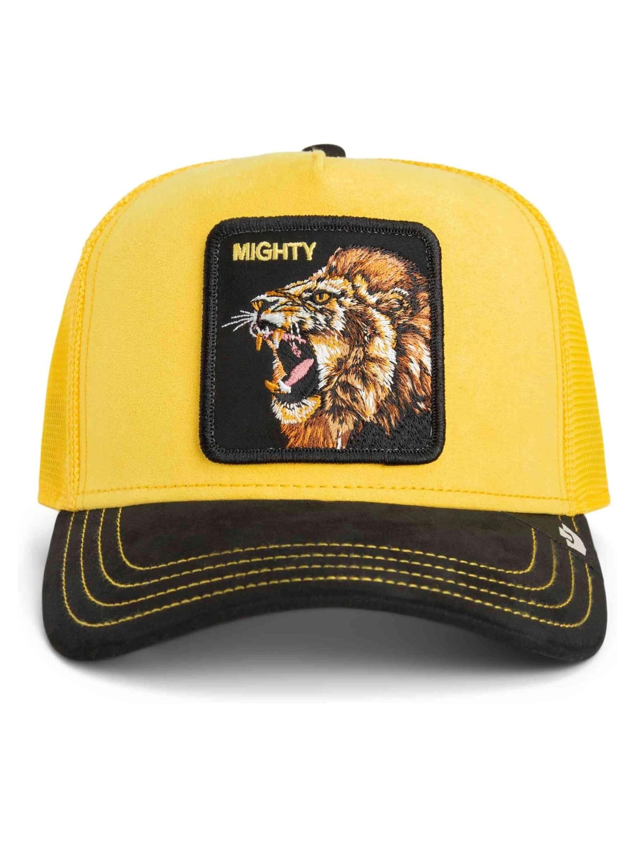 GOORIN Bros. - Boné 'Gorra goorin bros amarilla leon suede lion trucker cap' em amarelo: frente