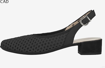 Escarpins à bride arrière Rieker en noir : devant