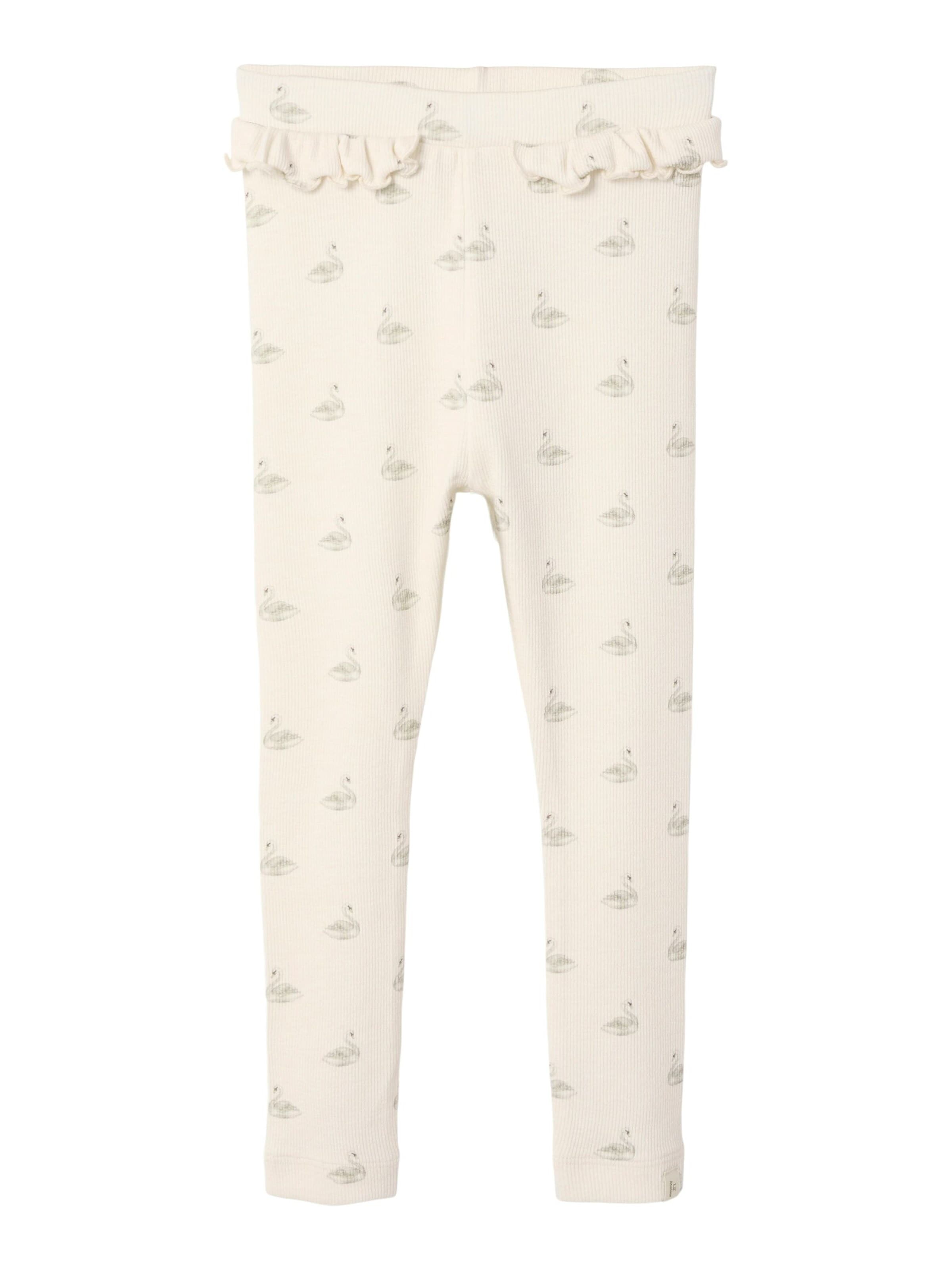 Lil'Atelier Skinny Leggings 'NMFGavo' in Beige: front
