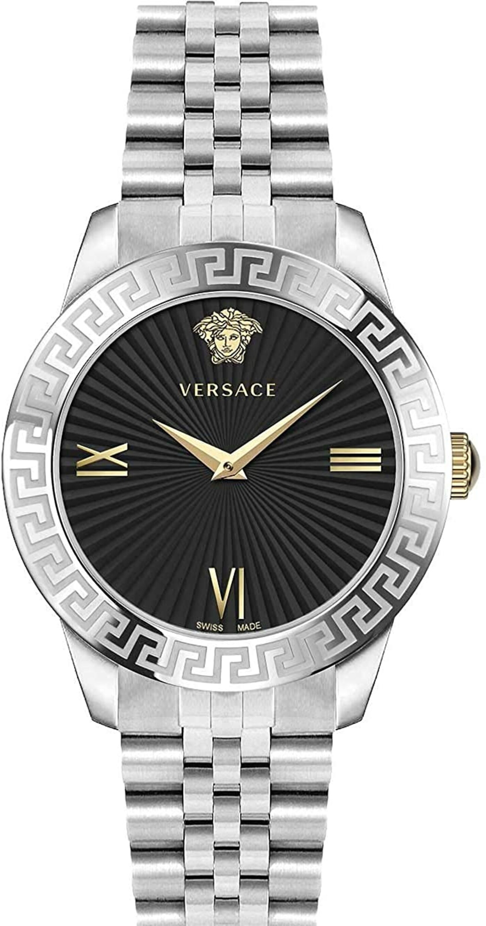 VERSACE Uhr in Silber: Vorderseite