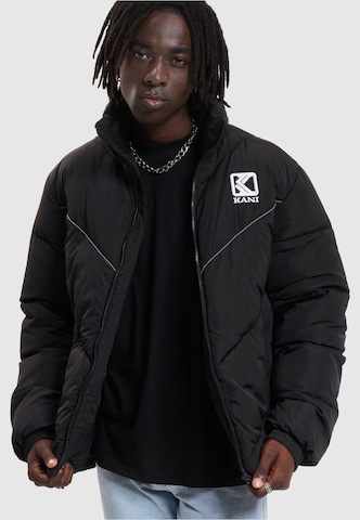 Karl Kani Between-season jacket in Black: front