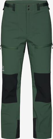 Haglöfs Regular Outdoor Pants in Green: front