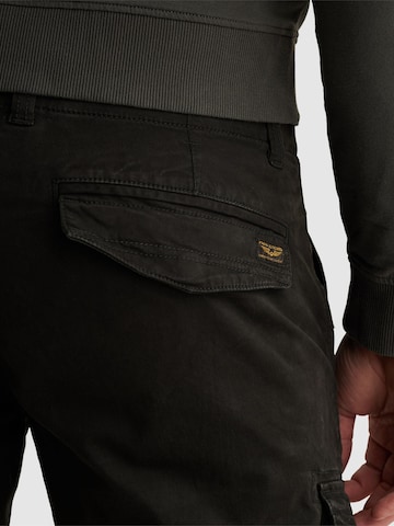 PME Legend Regular Broek 'Nordrop tapered fit cargo pants' in Zwart