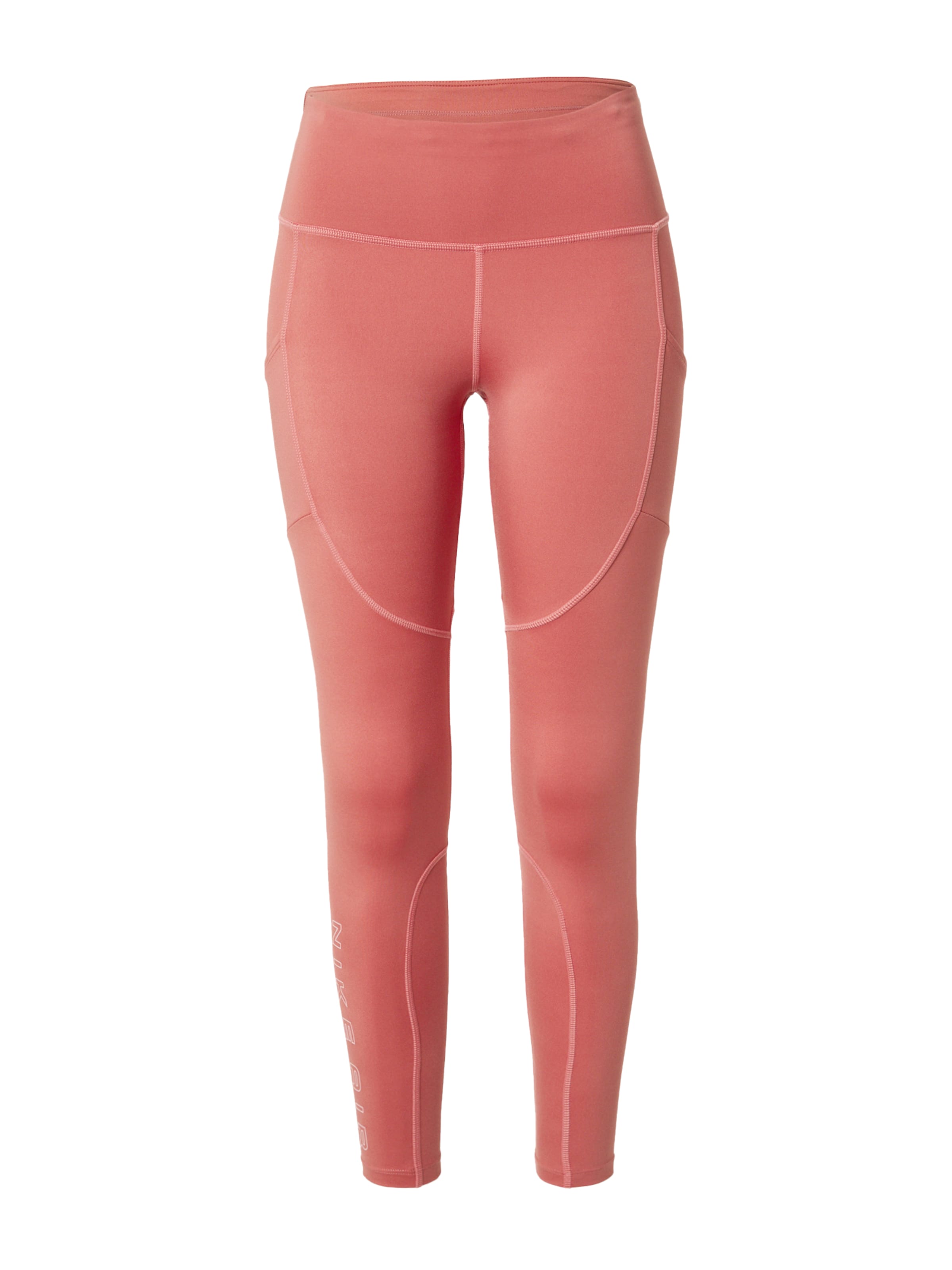 Skinny Pantaloni sport de la NIKE pe portocaliu: față