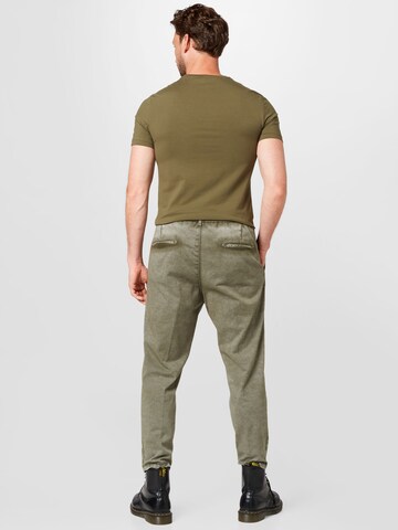 DRYKORN Tapered Pleat-front trousers 'Chasy' in Green