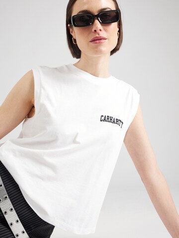 Carhartt WIP Top 'University' in Weiß