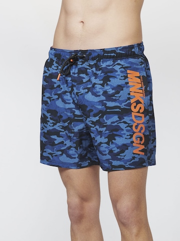 KOROSHI Badeshorts in Blau