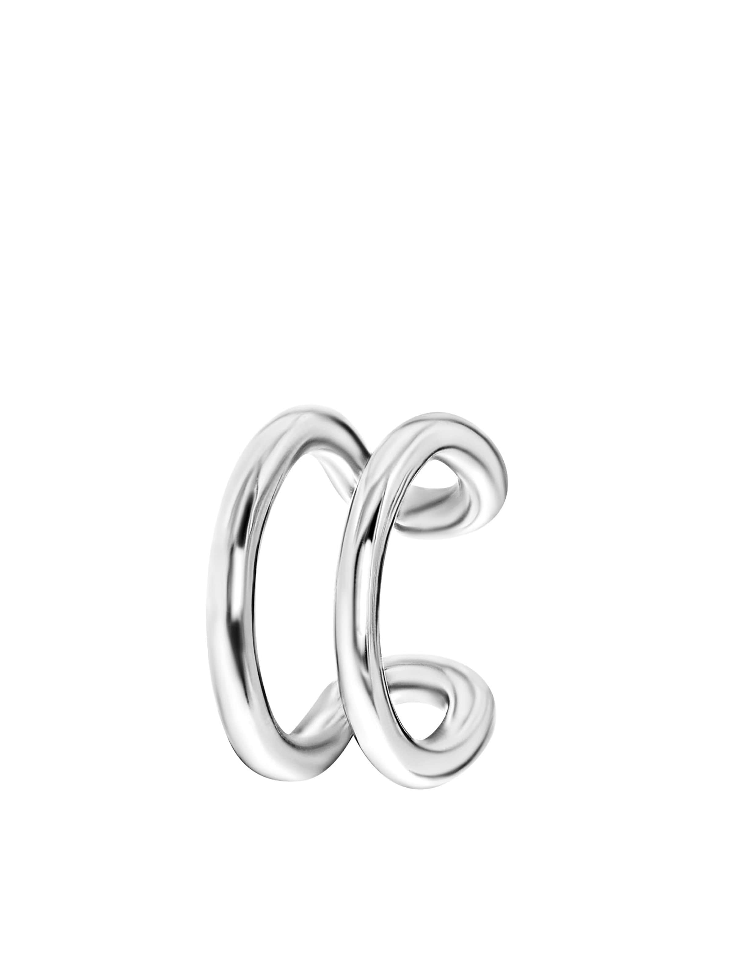 Lucardi Oorbellen in Zilver: voorkant