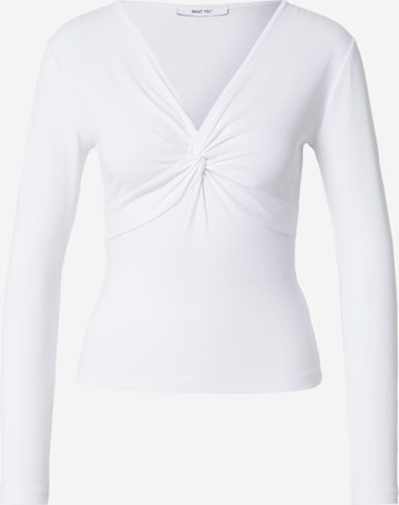 Tricou 'Nathalie' de la ABOUT YOU pe alb: față