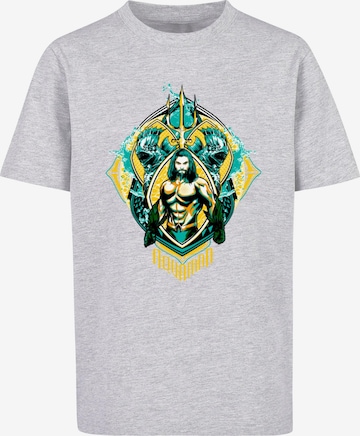 ABSOLUTE CULT Shirt 'Aquaman - The Trench' in Grijs: voorkant