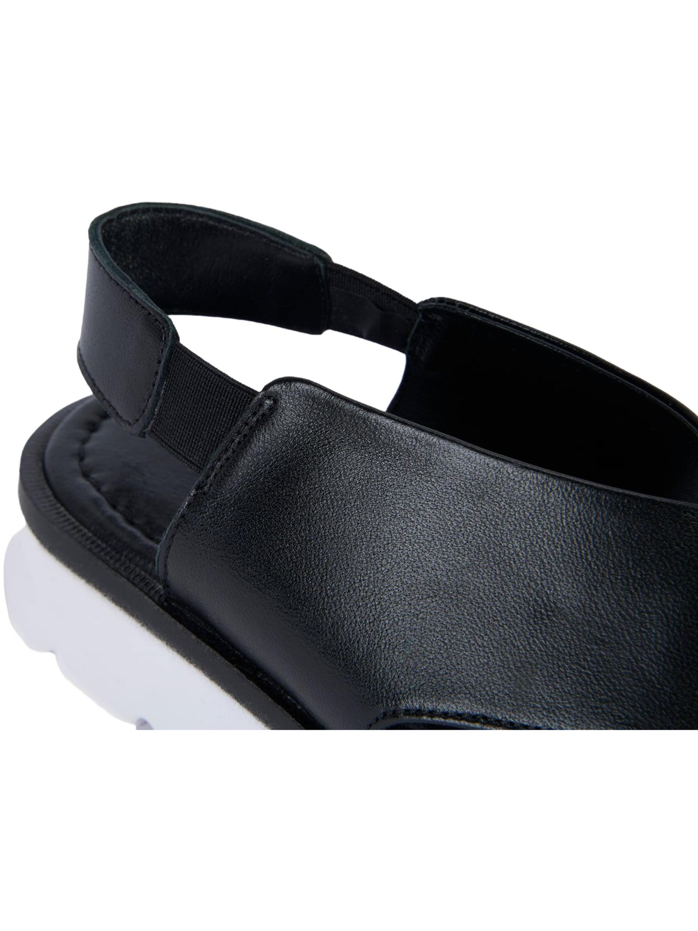 Desa Sandale 'DESA Damen-Ledersandalen mit gekreuzten Riemen'‌‌‌‌‌‌‌‌ in Schwarz