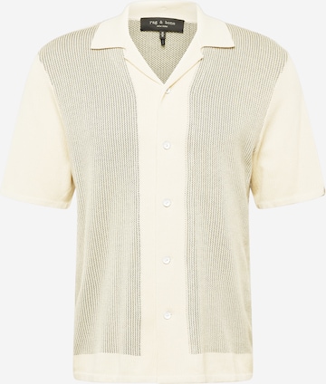 rag & bone Regular fit Overhemd 'HARVEY' in Beige: voorkant