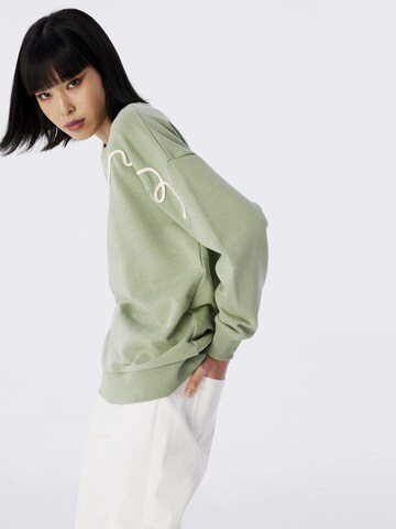 Sweat-shirt Twist en vert