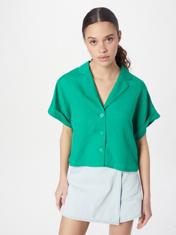 Lindex - Blusa 'Lillie' en verde: frente