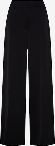juoda Calvin Klein Plačios klešnės Kelnės su kantu: priekis