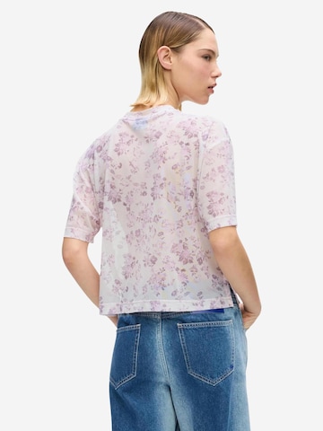 KARL LAGERFELD JEANS - Top 'KLJ Mesh Aop Tee B2W17089' en lila