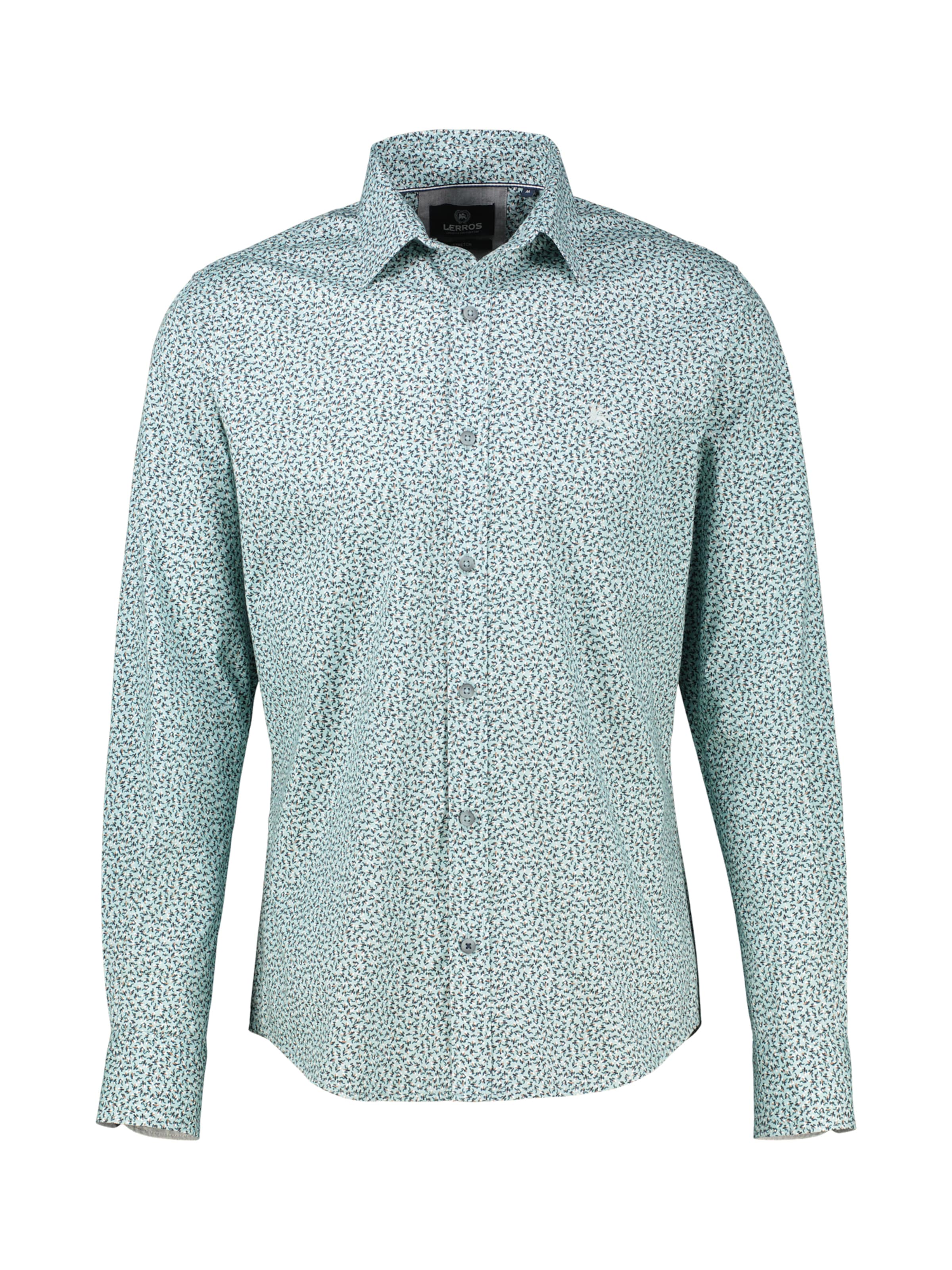 LERROS Regular fit Button Up Shirt in Blue: front
