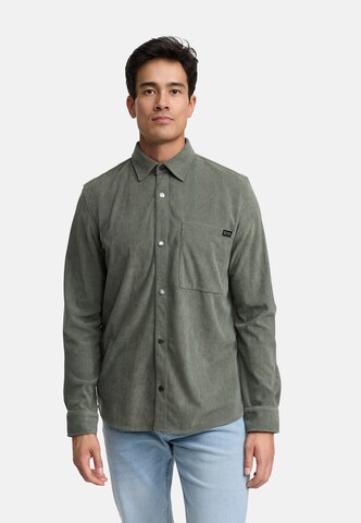 Chemise 'INNemoto' INDICODE JEANS en vert : devant