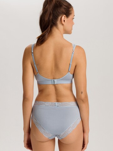 Hanro Triangle Bra ' Cotton Delight ' in Blue
