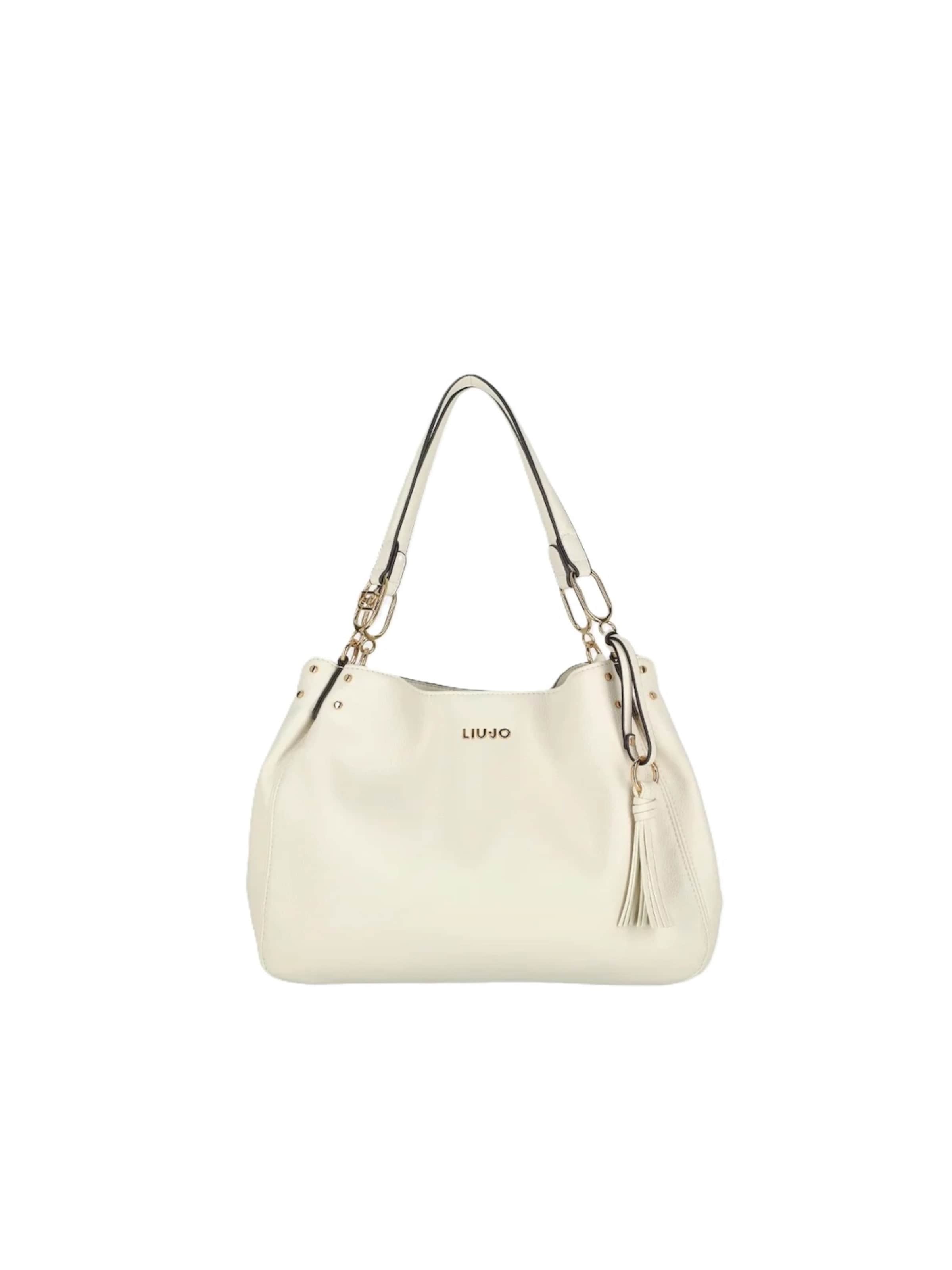 Borsa a spalla 'AA6185 E1012' di Liu Jo in beige: frontale