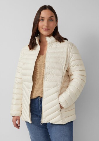 s.Oliver Winterjas in Beige: voorkant